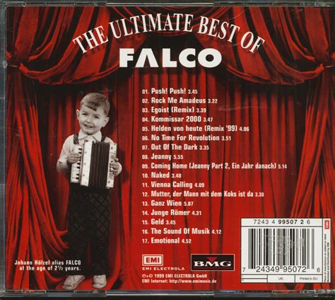 Falco Cd The Final Curtain The Ultimate Best Of Falco Cd Bear