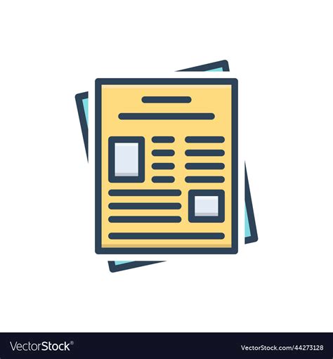 Newspapers Royalty Free Vector Image Vectorstock