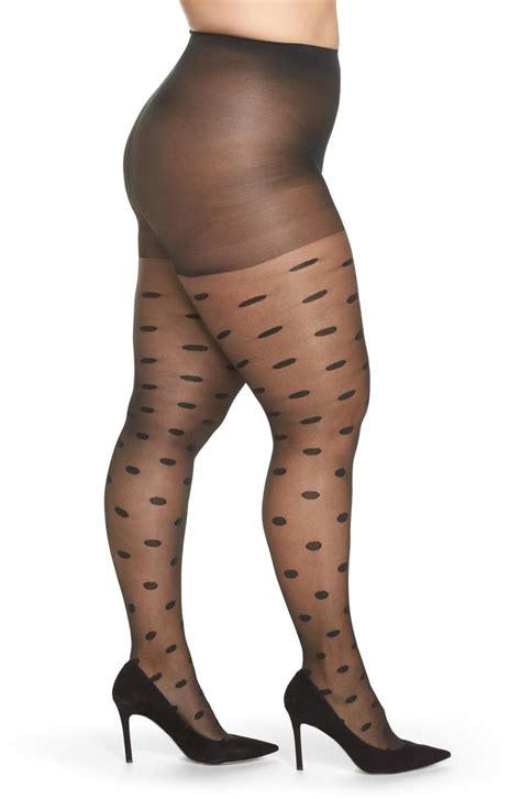 Berkshire Bold Dots Control Top Tights Plus Size Nordstrom
