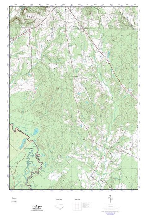Mytopo Forest Texas Usgs Quad Topo Map