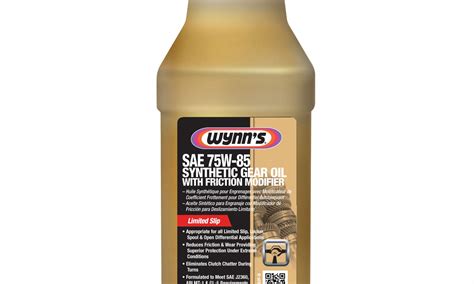 Sae 75w 85 Synthetic Gear Oil With Friction Modifier 32 Oz Wynns Usa