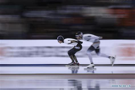 in pics isu world single distances speed skating championships xinhua english news cn