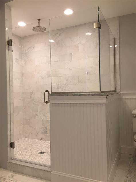 image result for victorian shower with half wall and glass glass corner shower half wall shower
