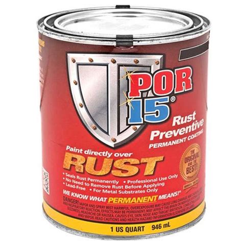 Por 15 1qs Silver Rust Preventive Coating Quart