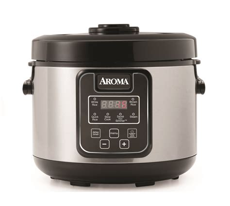 Aroma 16 Cup Non Stick Digital Rice Cooker Slow Cooker And Steamer 4