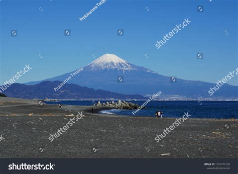 Mount Fuji Seen Miho No Matsubara Stock Photo 1101475130 Shutterstock