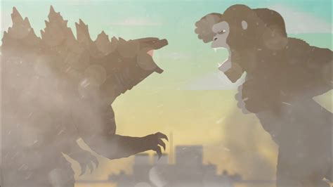 Godzilla Vs Kong Aircraft Carrier Battle Full Animation Youtube