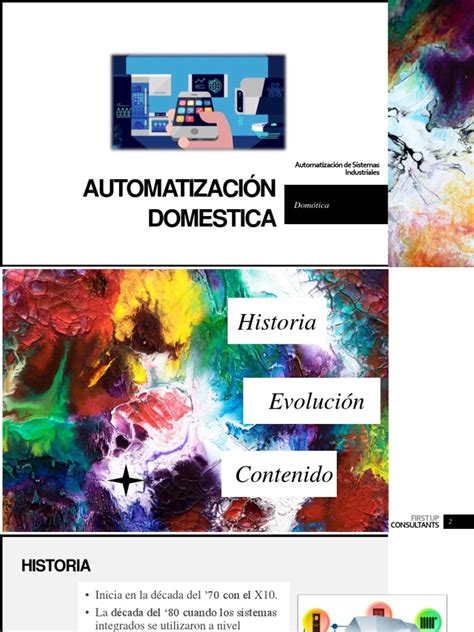 Automatización Domestica Presentacion Pdf Automatización Del Hogar