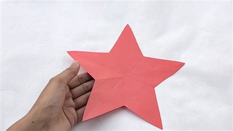 How To Make Simple And Easy Paper Star Diy Paper Craft Ideas Youtube