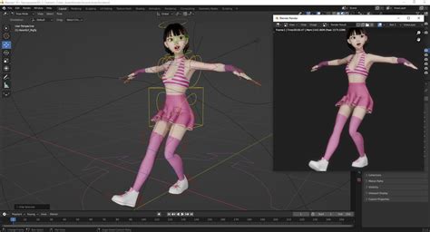 3d Model Naked Girl Asian Woman Realtime Japanese Korean Female 3d Vr Ar Low Poly Cgtrader