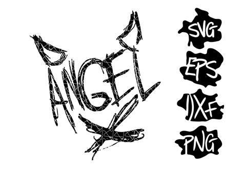 Angel Svg Goth Svg Rebel Svg Fallen Angel Teenager Svg Etsy
