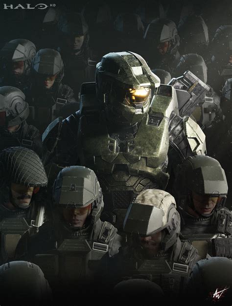 Halo 3 Manual Concept Art Recreated In 3d Halo