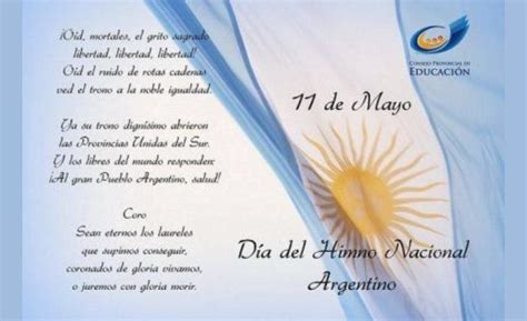 Día Del Himno Nacional Argentino Infouco