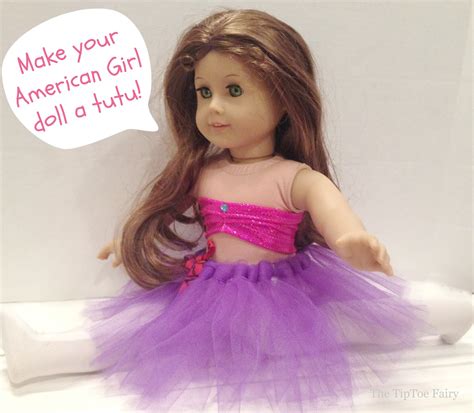 ag 18 inch doll tutu tutorial the tiptoe fairy