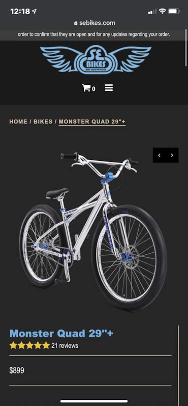 2020 Se Bikes Monster Quad For Sale