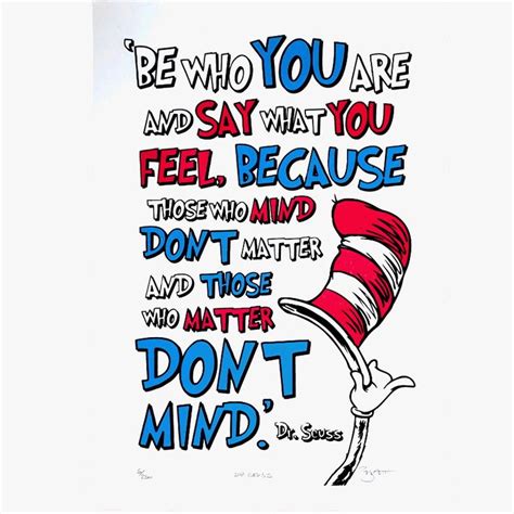 Dr Seuss Cat In The Hat A3 Screen Print Ridere