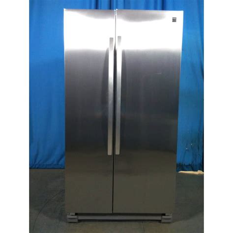 Kenmore 41153 25 Cu Ft Side By Side Refrigerator Stainless Steel