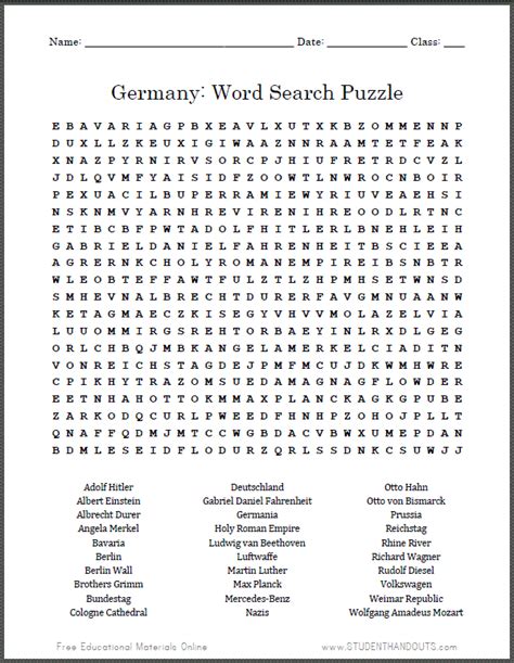 Geography Terms Word Search Puzzle Student Handouts World Geography