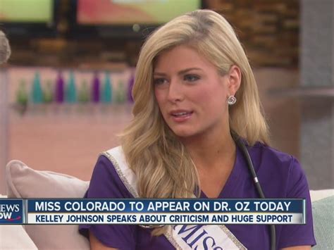 Miss Colorado To Dr Oz Criticism Is A Blessing