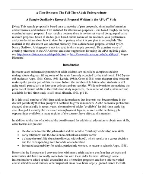 The final research findings of qualitative research lack generalizability due to the small sample size. FREE 12+ Research Proposal Samples in PDF | MS Word | Pages