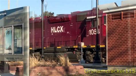 Bnsf Mixed Freight With Hlcx Unit Leading Quincy Il 382020 Youtube