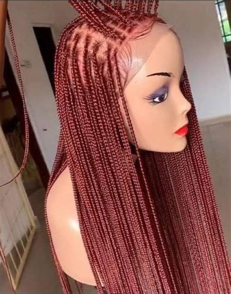 22 26 Inch Knotless Braided Wig Braided Wig For Black Women Etsy