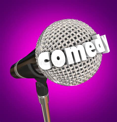 Stand Up Comedy Microphone Comedian Open Mic Performance 3d