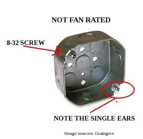 I'm trying to install a ceiling fan, however i'm not sure if the electrical box is rated for a ceiling fan. Proper electrical box for ceiling fan? - DoItYourself.com ...