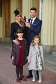 James Anderson joined by glamorous wife Daniella as he receives OBE ...