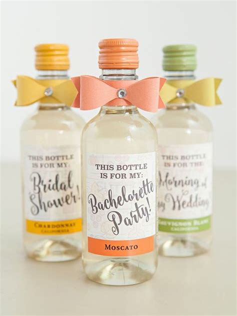 Chic Bachelorette Favor Finds Under 5 Diy Bridesmaid Gifts Wine