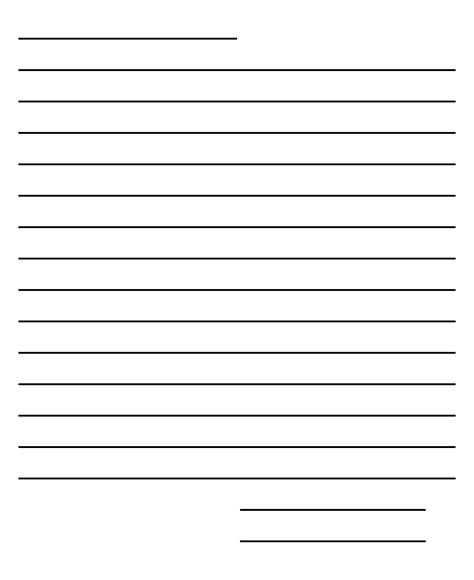 Blank Letter Template Printable Pdf Printable Form Templates And Letter