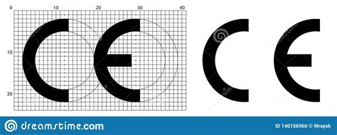 Ce Marking Short For Conformite Europeenne Symbol Correct Dimensions