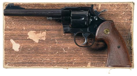 Colt Officers Model Match Revolver 38 Special