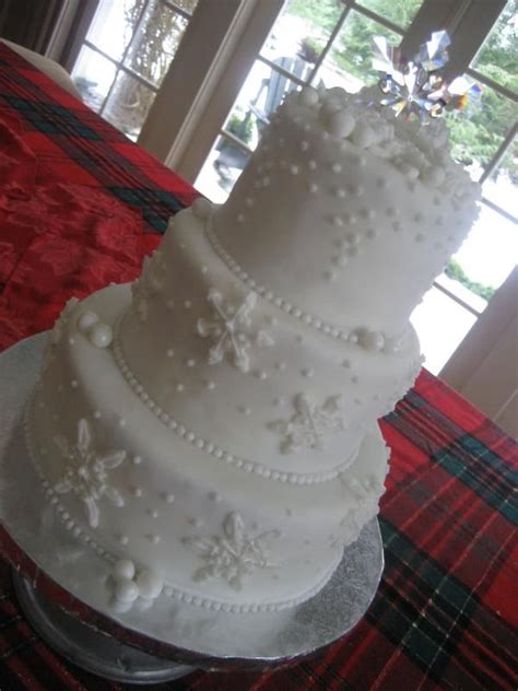 Snowflakes Snowflake Wedding Cake Winter Wedding Cake Dream