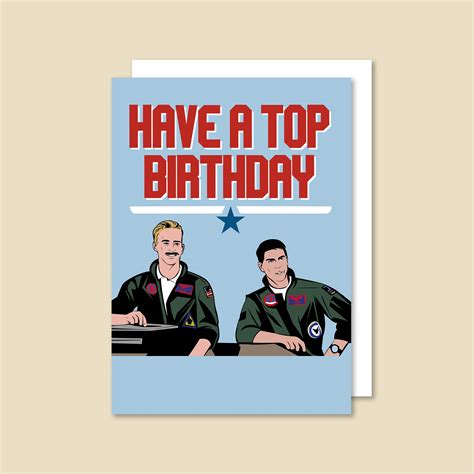 Top Gun Maverick Goose Birthday Card Etsy Canada