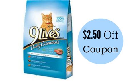 Canned cat food dry cat food grain free cat food cat food brands best cat food nursing supplies cat training pads cat id tags cat shedding. $2.50 Off 9Lives Cat Food Coupon :: Southern Savers