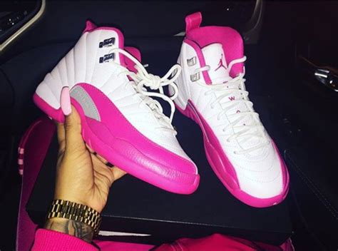 Shoes Jordans Hot Pink Pink White Girl Womens