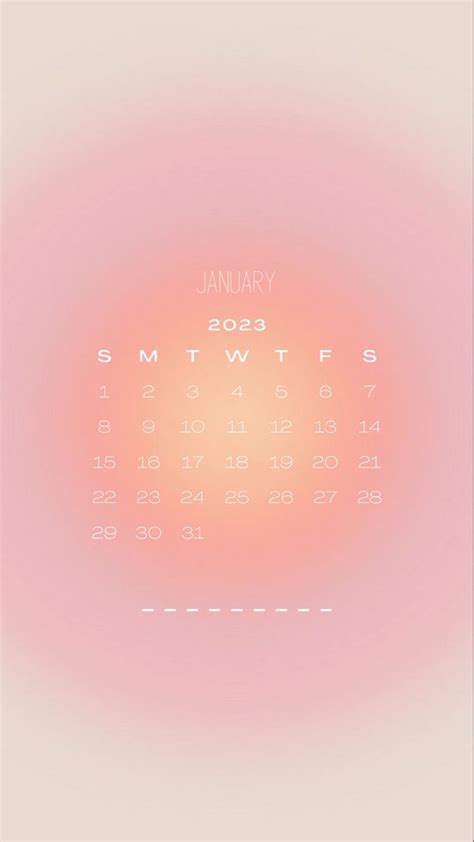January Calendar Wallpaper Calendar Aesthetic Wallpaper January
