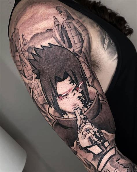 Rinnegan Sasuke Tattoo