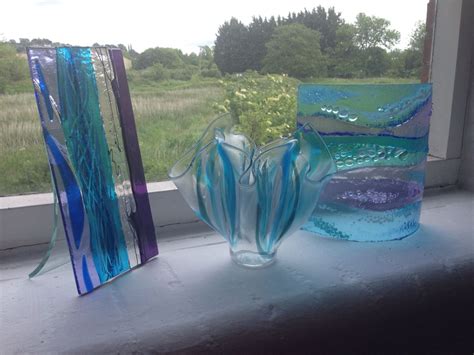 Various Kiln Formed Art Glass Made By Liz Sparkes Of Glassification