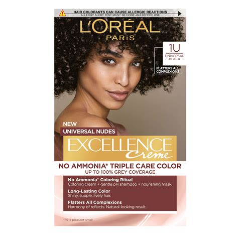 Перманентна боя за коса L Oreal Paris Excellence Universal Nudes 1U