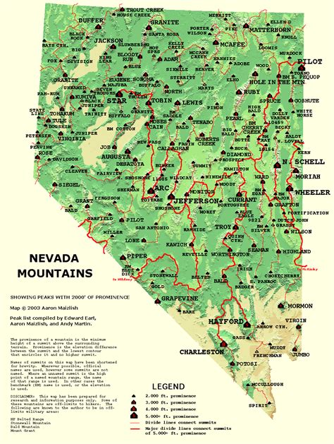 Nevada Map Travelsfinderscom
