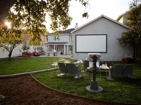 How to build the ultimate backyard movie theater. How to Host Movie Night on a Big Screen | DIY Network Blog ...