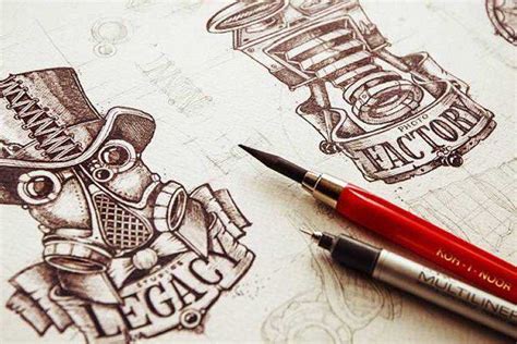 20 Inspiring Examples Of Logo Design Sketching Laptrinhx