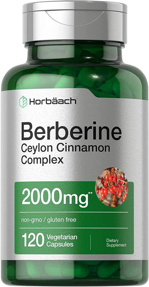 Berberine Plus Ceylon Cinnamon 2000mg 120 Veggie Capsules