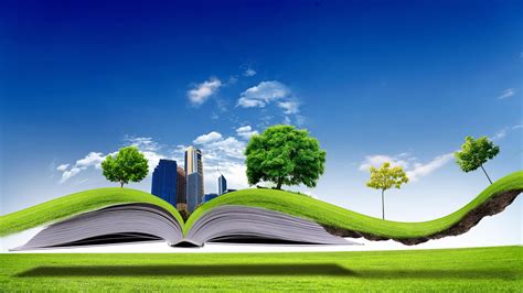 All Nature In One Book 3d Wallpaper Wallpaper Download 3840x2160
