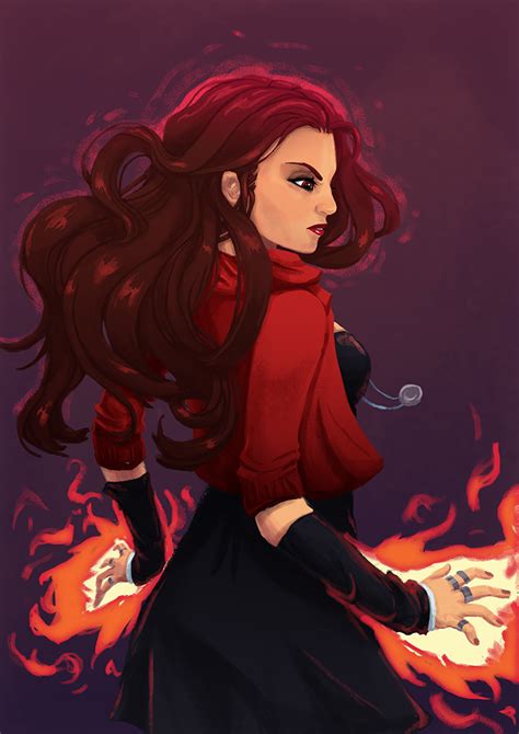 Scarlet Witch Fan Poster On Behance