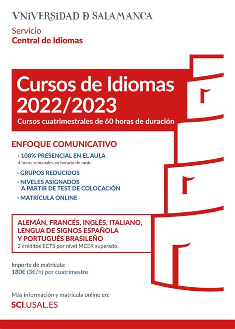 Servicio Central De Idiomas Universidad De Salamanca