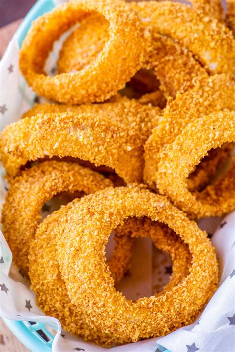 Baked Onion Rings Homemade Hooplah