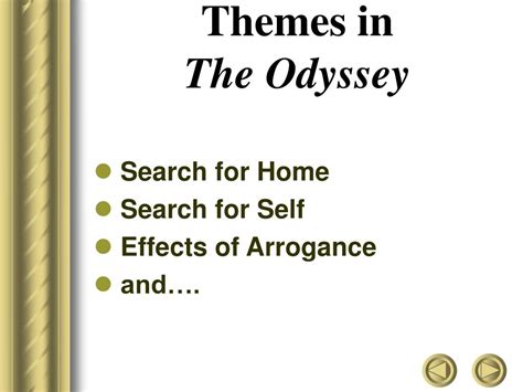 Ppt The Odyssey Powerpoint Presentation Free Download Id299191